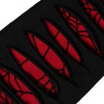 Longues Mitaines 'Willow' Noires et Rouges
