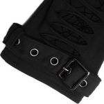 Black 'Willow' Long Cut Gloves