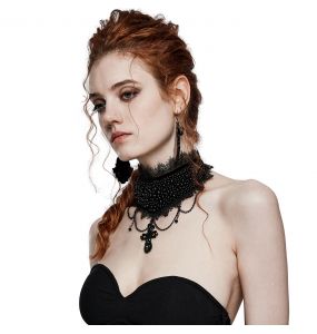 Choker 'Soirée Gothique' Noir