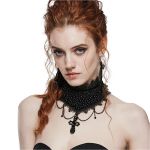 Choker 'Soirée Gothique' Noir