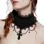 Choker 'Soirée Gothique' Noir