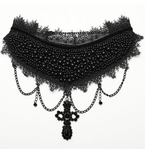 Choker 'Soirée Gothique' Noir
