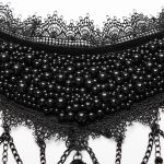 Choker 'Soirée Gothique' Noir