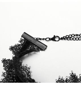 Choker 'Soirée Gothique' Noir