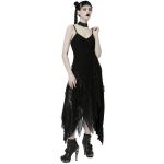 Black 'Geloyra' Asymmetric Long Dress