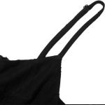 Black 'Geloyra' Asymmetric Long Dress