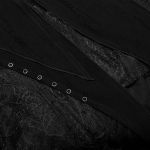 Black 'Geloyra' Asymmetric Long Dress