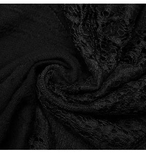 Black 'Geloyra' Asymmetric Long Dress