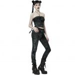 Leggings 'Goisvintha' Noir et Bleu