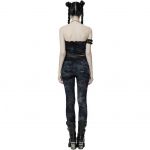 Black and Blue 'Goisvintha' Leggings