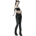 Leggings 'Goisvintha' Noir et Bleu