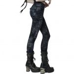 Leggings 'Goisvintha' Noir et Bleu