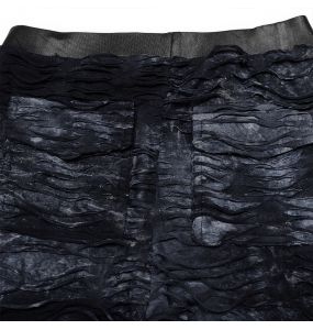 Leggings 'Goisvintha' Noir et Bleu