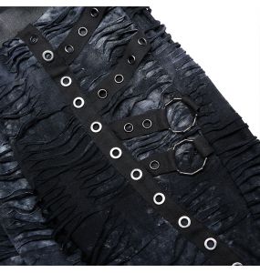 Leggings 'Goisvintha' Noir et Bleu