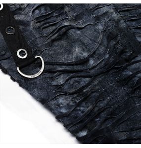 Leggings 'Goisvintha' Noir et Bleu