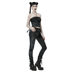 Black and Blue 'Goisvintha' Bustier