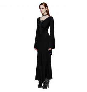 Longue Robe 'Gudeliva' Noire