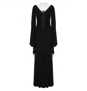 Black 'Gudeliva' Long Dress