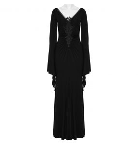 Longue Robe 'Gudeliva' Noire