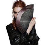 Black and Brown 'Mia-Selina' Fan