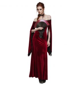 Black and Red 'Mia-Selina' Fan