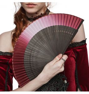 Black and Red 'Mia-Selina' Fan