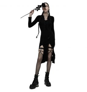 Black 'Yeslana' Sexy Fishnet Stockings