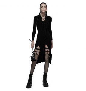 Black 'Yeslana' Sexy Fishnet Stockings