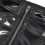 Black Vinyl 'Amala' Sexy Shorts