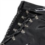 Black Vinyl 'Amala' Sexy Shorts
