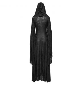 Robe-Manteau à Capuche 'Theatre of Tragedy' Noire
