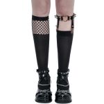 Black 'Melusine' Knee Socks