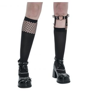 Black 'Melusine' Knee Socks