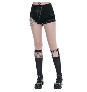 Black 'Melusine' Knee Socks