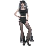 Leggings 'Melusine' en Résille Noire