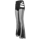 Leggings 'Melusine' en Résille Noire