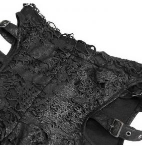 Leggings 'Melusine' en Résille Noire