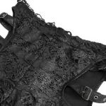 Leggings 'Melusine' en Résille Noire