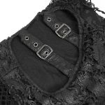 Leggings 'Melusine' en Résille Noire