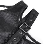 Haut Manches Longues Asymétrique 'Emelia' Noir et Gris