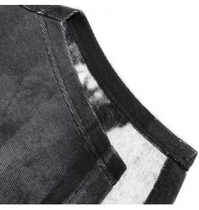 Haut Manches Longues Asymétrique 'Emelia' Noir et Gris