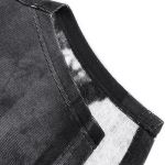 Haut Manches Longues Asymétrique 'Emelia' Noir et Gris