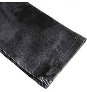 Haut Manches Longues Asymétrique 'Emelia' Noir et Gris