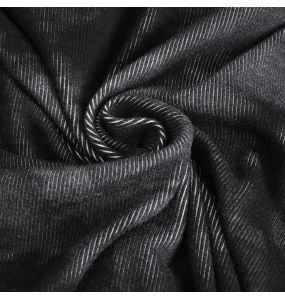 Haut Manches Longues Asymétrique 'Emelia' Noir et Gris