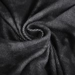 Haut Manches Longues Asymétrique 'Emelia' Noir et Gris