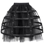 Crinoline 'Emelia' avec Jupe en Tulle Noires