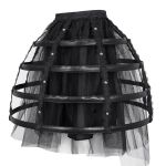 Crinoline 'Emelia' avec Jupe en Tulle Noires