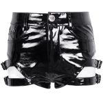 Short Sexy 'Adosinda' en Simili Cuir Noir