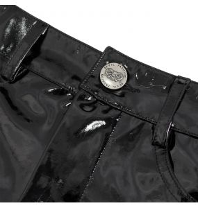 Short Sexy 'Adosinda' en Simili Cuir Noir