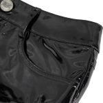 Short Sexy 'Adosinda' en Simili Cuir Noir